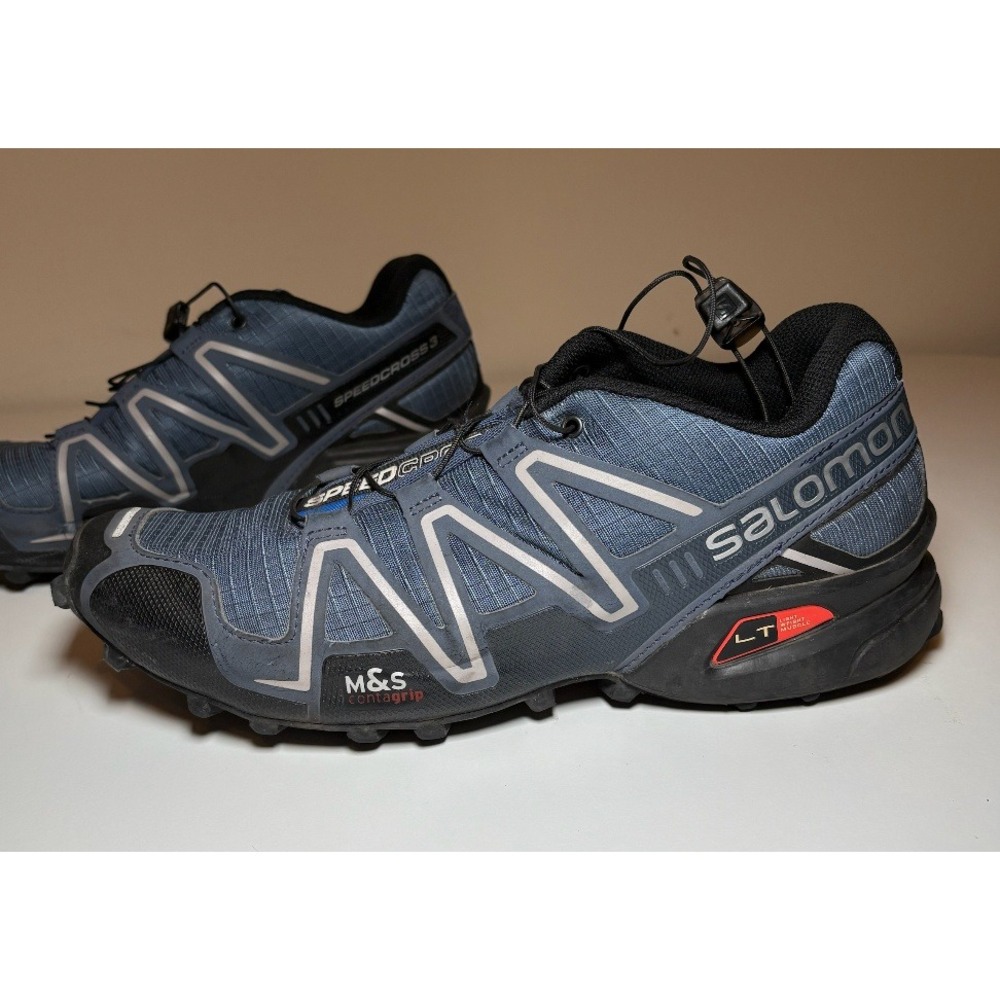 Salomon Men's Speedcross 3 Trail Running Hiking Shoes | Blue | Size 8